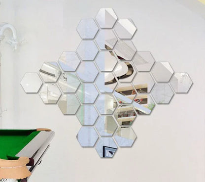 3D Mirror Wall Sticker Home Decor